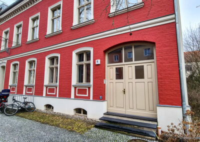 Außenarbeiten Bäckerei Fassade - Malermeister Blüthgen
